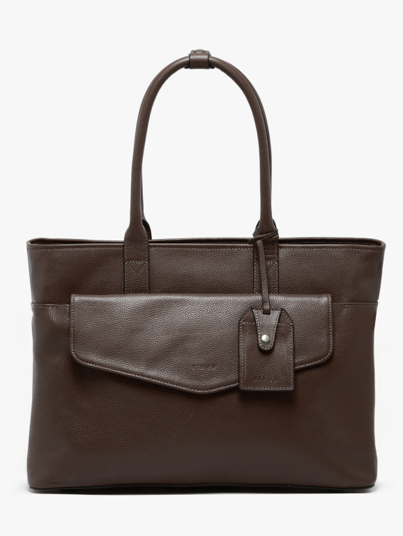 3-compartment messenger bag with 15" laptop sleeve FLANDRES