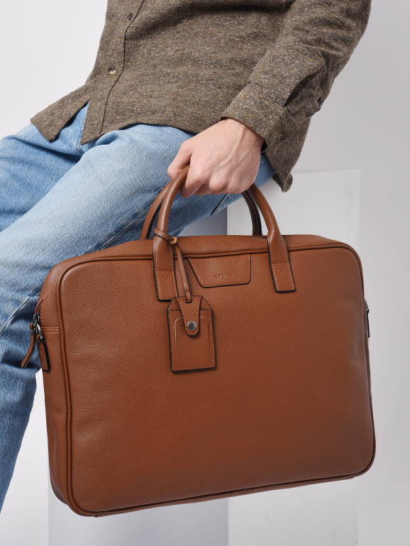 1 compartment business bag  with 17" laptop sleeve FLANDRES