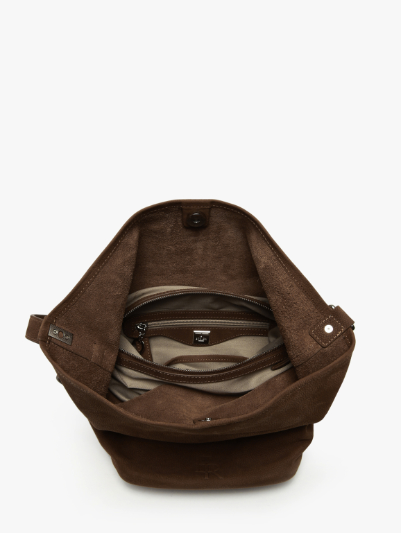 Crossbody bag M CAVALIER NUBUCK