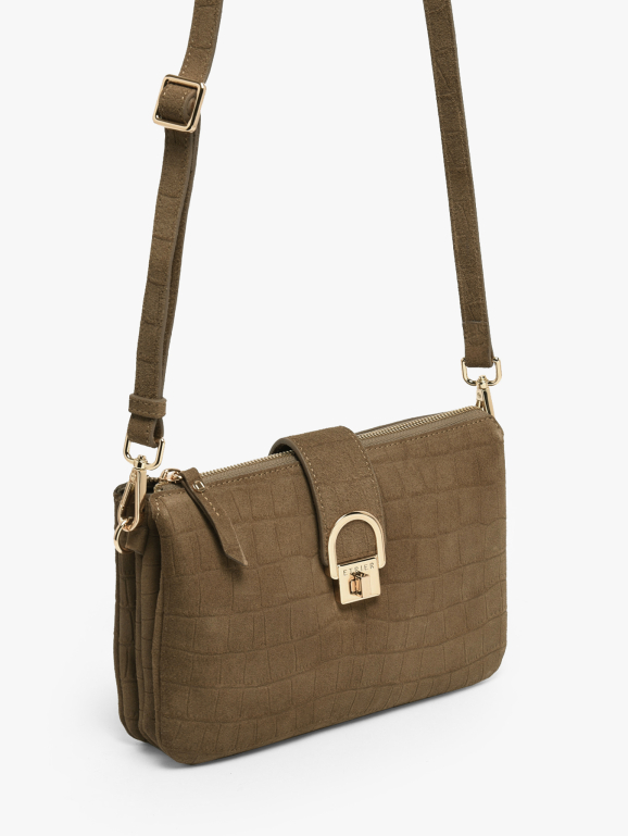 Crossbody bag EQUESTRE CROCO