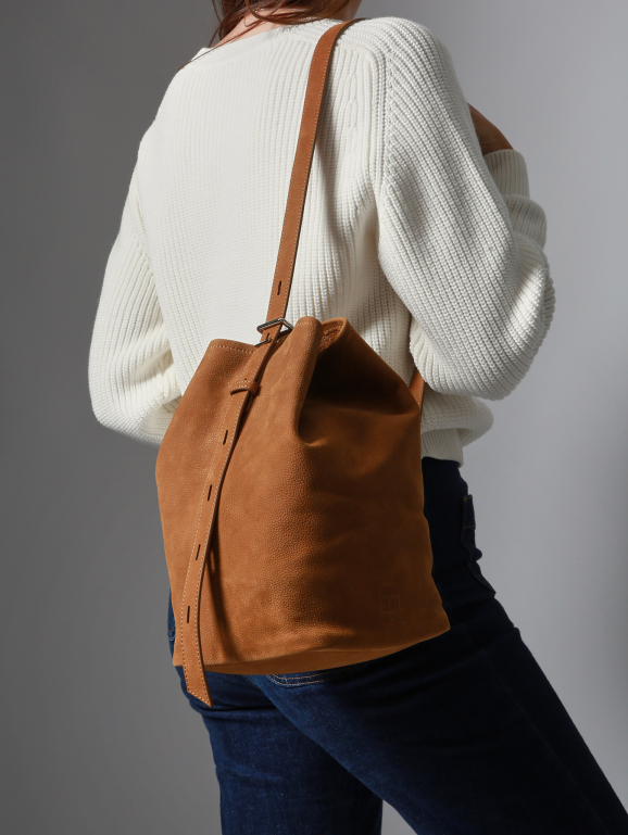 Cross body tas M CAVALIER NUBUCK