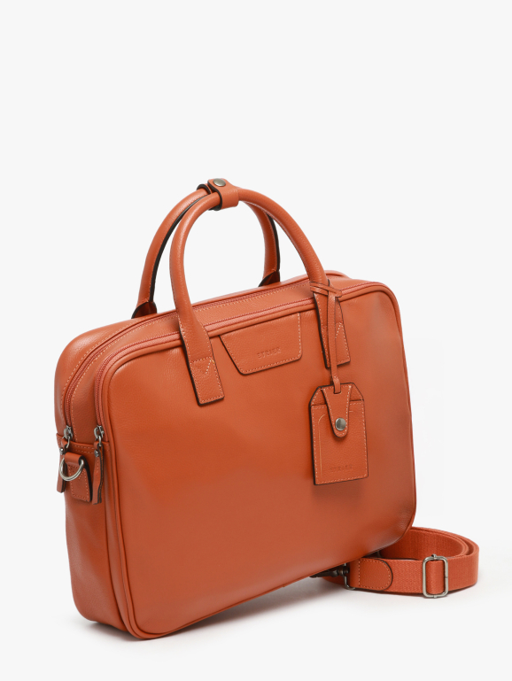2-compartment business bag with 15" laptop sleeve FLANDRES