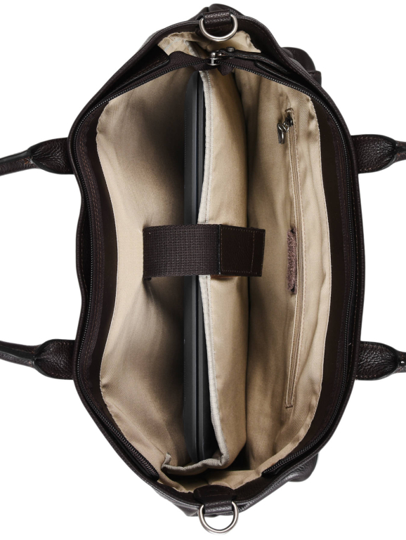 3-compartment business bag  with 15" laptop sleeve FLANDRES