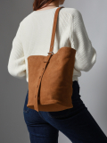 Sac porté épaule M CAVALIER NUBUCK