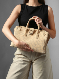Sac porté main M EQUESTRE CROCO