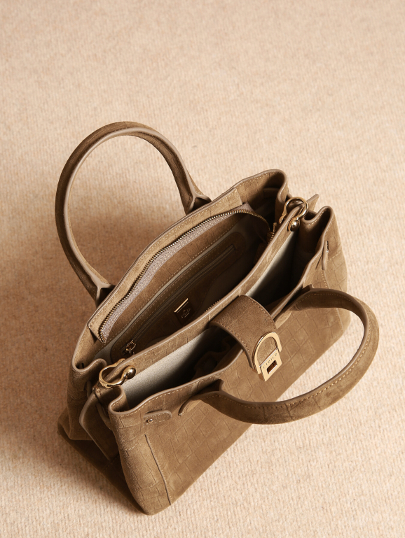 Sac porté main S EQUESTRE CROCO