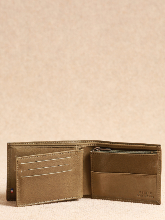Wallet with coin purse OIL