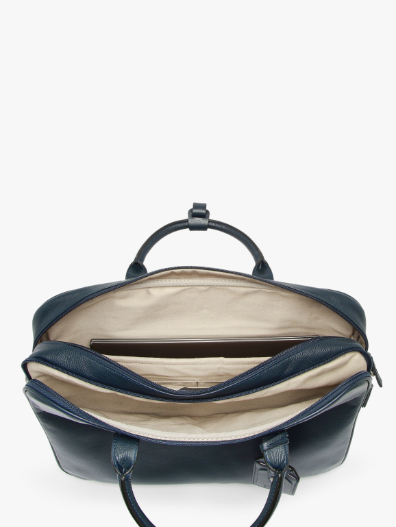 2-compartment business bag with 17" laptop sleeve FLANDRES