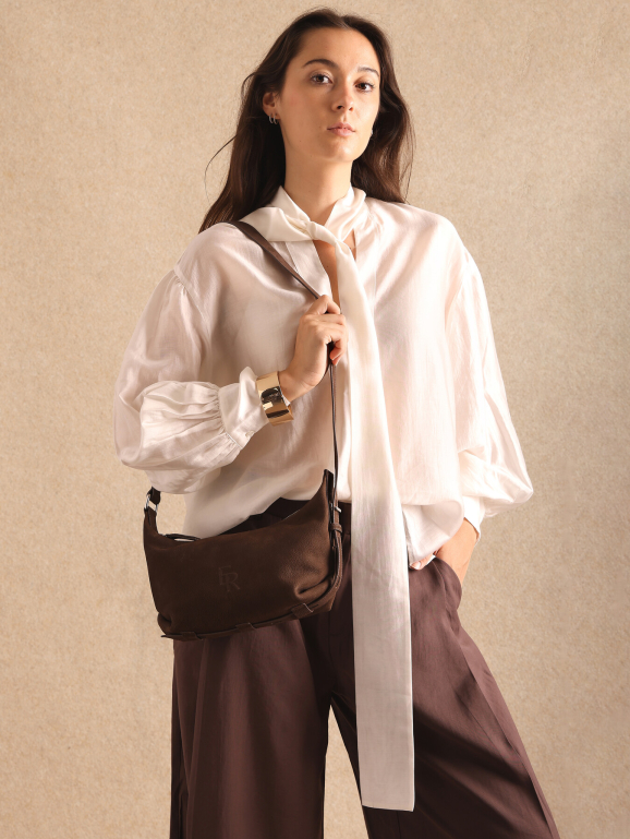 Sac bandoulière CAVALIER NUBUCK