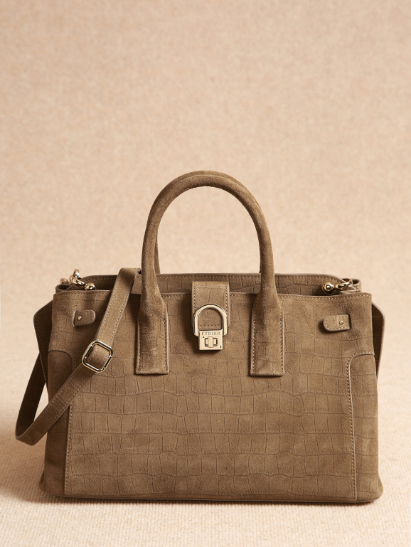 Satchel M EQUESTRE CROCO