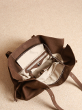 Sac porté épaule A4 CAVALIER NUBUCK