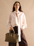 Satchel M EQUESTRE CROCO