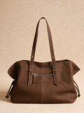 Sac porté épaule A4 CAVALIER NUBUCK