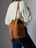 Cross body tas M CAVALIER NUBUCK