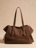 Sac porté épaule A4 CAVALIER NUBUCK