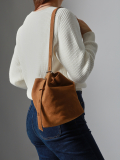 Sac porté épaule S CAVALIER NUBUCK