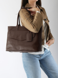 3-compartment messenger bag with 15" laptop sleeve FLANDRES