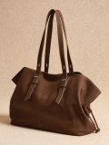Sac porté épaule A4 CAVALIER NUBUCK
